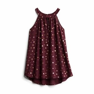 NWOT Papermoon Bonney Keyhole Foil Print Halter